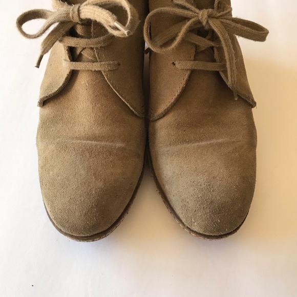 J. Crew MacAlister Suede Wedge Booties Size 9 - Picture 8 of 10